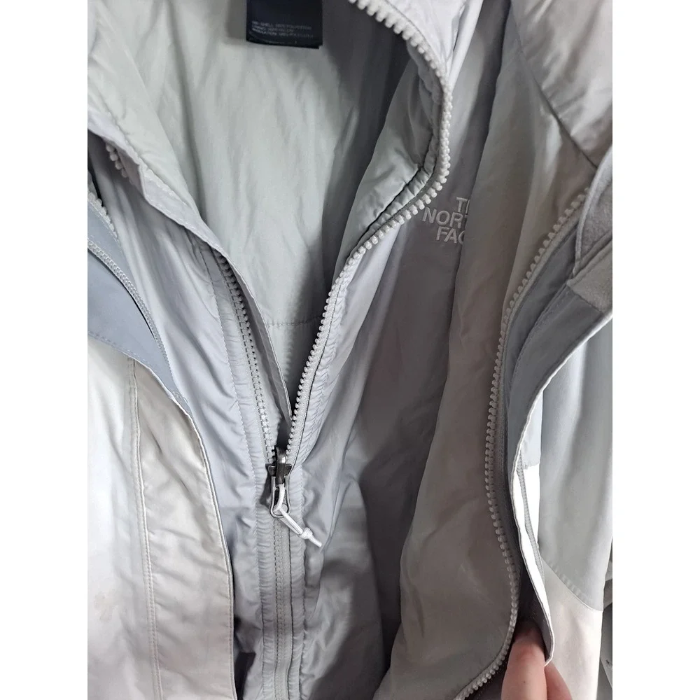 The North‎ Face Windbreaker Jacket Lightweight Full Zip Gray XL